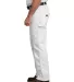 Dickies Workwear WP823 Men's FLEX Relaxed Fit Stra WHITE _32 side view