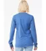 Bella + Canvas 3501CVC Unisex CVC Jersey Long-Slee in Hthr colum blue back view