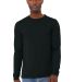 Bella + Canvas 3501CVC Unisex CVC Jersey Long-Slee in Solid black blend