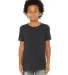 Bella + Canvas 3001Y Youth Jersey T-Shirt in Dark grey front view