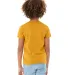 Bella + Canvas 3001Y Youth Jersey T-Shirt in Mustard back view