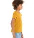 Bella + Canvas 3001Y Youth Jersey T-Shirt in Mustard side view
