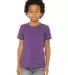 Bella + Canvas 3001Y Youth Jersey T-Shirt in Royal purple front view