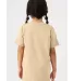 Bella + Canvas 3001Y Youth Jersey T-Shirt in Soft cream back view