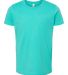Bella+Canvas 3001Y 100% Cotton Youth Jersey T-Shir in Teal front view