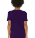 Bella + Canvas 3001Y Youth Jersey T-Shirt in Team purple back view