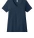 Bella + Canvas 6405CVC Ladies' Relaxed Heather CVC in Heather navy