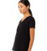 Bella + Canvas 6405CVC Ladies' Relaxed Heather CVC in Solid black blend