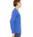 Bella + Canvas 3513 Unisex Triblend Long-Sleeve T- in Tr royal triblnd side view