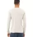 Bella + Canvas 3513 Unisex Triblend Long-Sleeve T- in Oatmeal triblend back view
