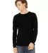 Bella + Canvas 3513 Unisex Triblend Long-Sleeve T- in Sld dk gry trbln