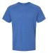 Bella + Canvas 3201 FWD Fashion Men's Heather CVC  in Heather true royal