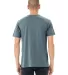 Bella + Canvas 3201 FWD Fashion Men's Heather CVC  HEATHER SLATE back view