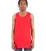 Shaka Wear SHTANK Adult 6 oz., Active Tank Top in Red front view
