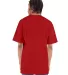 Shaka Wear SHRHSS Adult 6.5 oz., RETRO Heavyweight in Red back view