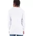 Shaka Wear SHALS Adult 6 oz Active Long-Sleeve T-S in White back view