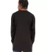 Shaka Wear SHALS Adult 6 oz Active Long-Sleeve T-S in Black back view