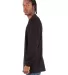 Shaka Wear SHALS Adult 6 oz Active Long-Sleeve T-S in Black side view