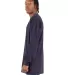 Shaka Wear SHALS Adult 6 oz Active Long-Sleeve T-S in Navy side view