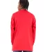 Shaka Wear SHALS Adult 6 oz Active Long-Sleeve T-S in Red back view
