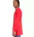 Shaka Wear SHALS Adult 6 oz Active Long-Sleeve T-S in Red side view