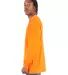 Shaka Wear SHALS Adult 6 oz Active Long-Sleeve T-S in Orange side view