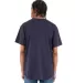 Shaka Wear SHBBJ Adult 7.5 oz., 100% US Cotton Bas in Navy back view