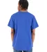 Shaka Wear SHBBJ Adult 7.5 oz., 100% US Cotton Bas in Royal back view