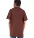 Shaka Wear SHASS Adult 6 oz., Active Short-Sleeve  in Brown back view