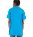 Shaka Wear SHASS Adult 6 oz., Active Short-Sleeve  in Turquoise back view