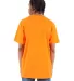 Shaka Wear SHASS Adult 6 oz., Active Short-Sleeve  in Orange back view