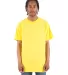 Shaka Wear SHASS Adult 6 oz., Active Short-Sleeve  in Yellow front view