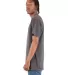 Shaka Wear SHASS Adult 6 oz., Active Short-Sleeve  in Charcoal gry hth side view