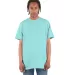 Shaka Wear SHASS Adult 6 oz., Active Short-Sleeve  in Tiffany blue front view