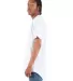 Shaka Wear SHCLT Adult 6 oz., Curved Hem Long T-Sh in White side view