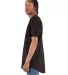 Shaka Wear SHCLT Adult 6 oz., Curved Hem Long T-Sh in Black side view