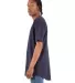 Shaka Wear SHCLT Adult 6 oz., Curved Hem Long T-Sh in Navy side view