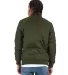 Shaka Wear SHBJ Adult Bomber Jacket in Olive back view