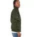 Shaka Wear SHBJ Adult Bomber Jacket in Olive side view