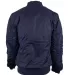Shaka Wear SHBJ Adult Bomber Jacket in Blue back view