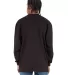 Shaka Wear SHMHLS Adult 7.5 oz., Max Heavyweight L in Black back view
