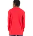 Shaka Wear SHMHLS Adult 7.5 oz., Max Heavyweight L in Red back view