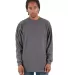 Shaka Wear SHMHLS Adult 7.5 oz., Max Heavyweight L in Dark grey front view