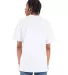 Shaka Wear SHMHSS Adult 7.5 oz Max Heavyweight T-S in White back view