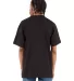 Shaka Wear SHMHSS Adult 7.5 oz Max Heavyweight T-S in Black back view
