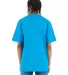Shaka Wear SHMHSS Adult 7.5 oz Max Heavyweight T-S in Turquoise back view