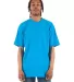 Shaka Wear SHMHSS Adult 7.5 oz Max Heavyweight T-S in Turquoise front view