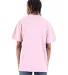 Shaka Wear SHMHSS Adult 7.5 oz Max Heavyweight T-S in Powder pink back view