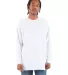 Shaka Wear SHTHRM Adult 8.9 oz., Thermal T-Shirt in White front view