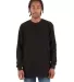 Shaka Wear SHTHRM Adult 8.9 oz., Thermal T-Shirt in Black front view